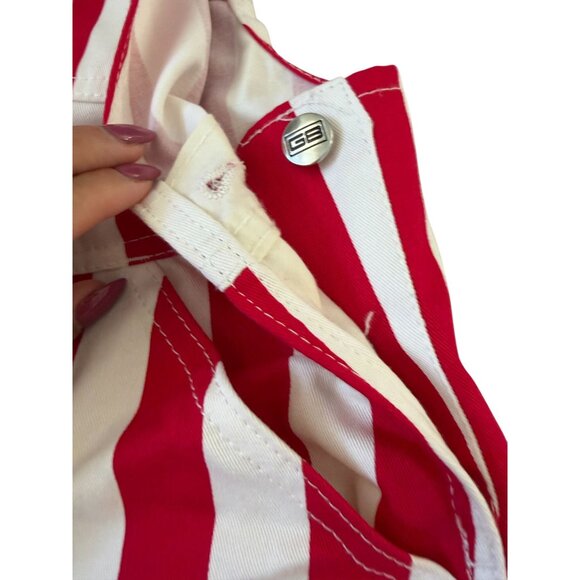 GAME BIBS Women's Alabama Crimson Tide Striped Roll Tide Overalls Size XS - Picture 8 of 13